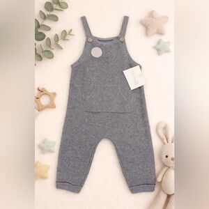 *NWT* Organic Gray Kids Overalls